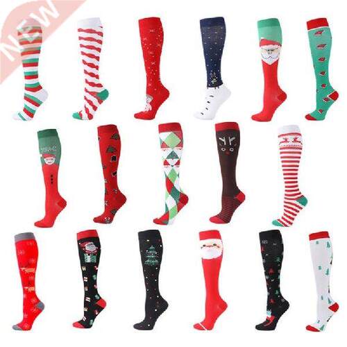 New Christmas Compression Socks Outdoor Cycling Sports