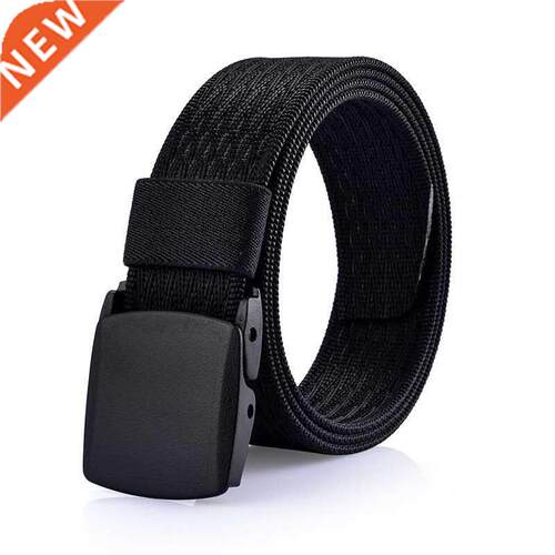 Outdoor Mens POM Buckle Quick Drying Belts Fashion Glaid Pat