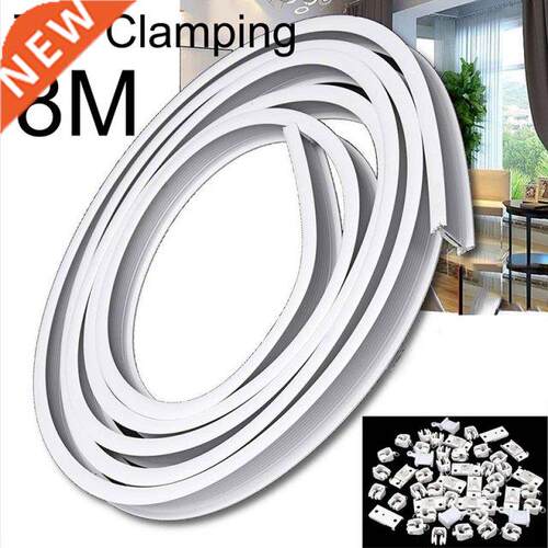 8 Meter Top Clamping Curtain Pole Kit Flexible Cuttable Bend