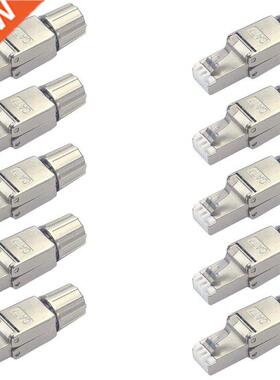 RJ45 Cat7 Connectors Tool-Free Reusable Shielded Ethernet Te