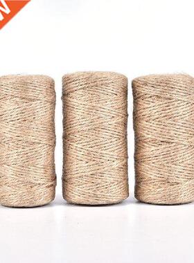 100m Natural Jute Twine Burlap String Rope Party Wedding