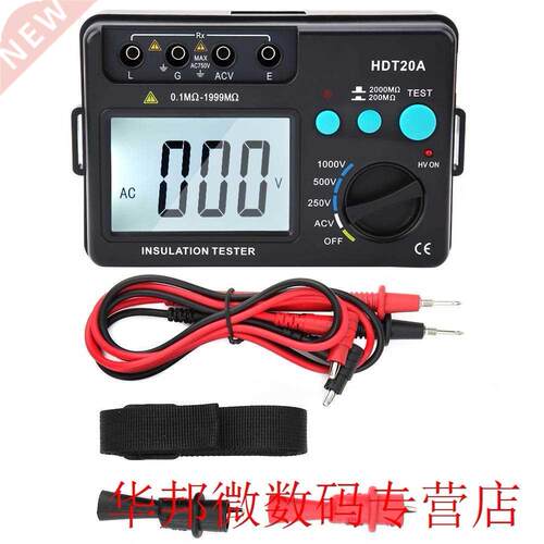 AC 2KV 50Hz LCD Display Insulation Resistance Tester Meter V