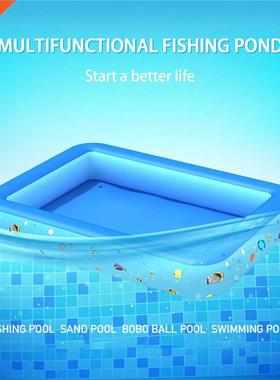 Resin Inflatable Swimming Pool Children	s Play Square