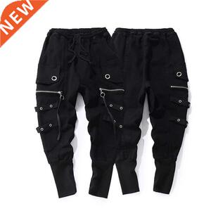 Fashion Drawstring casual men high quality Joggers black Swe
