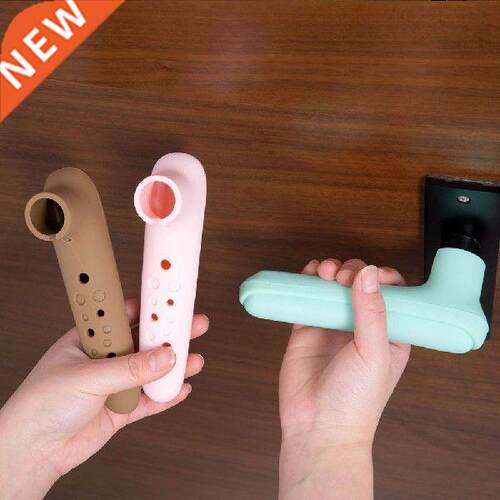 Silicone safety door handle protective cover baby door