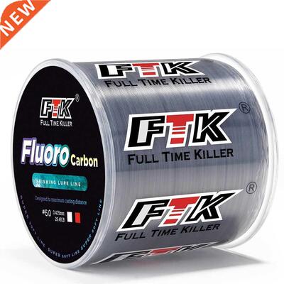 00M Carbon Fiber Coating Fishing Line 0.14-0.5mm 1.88-15.6k
