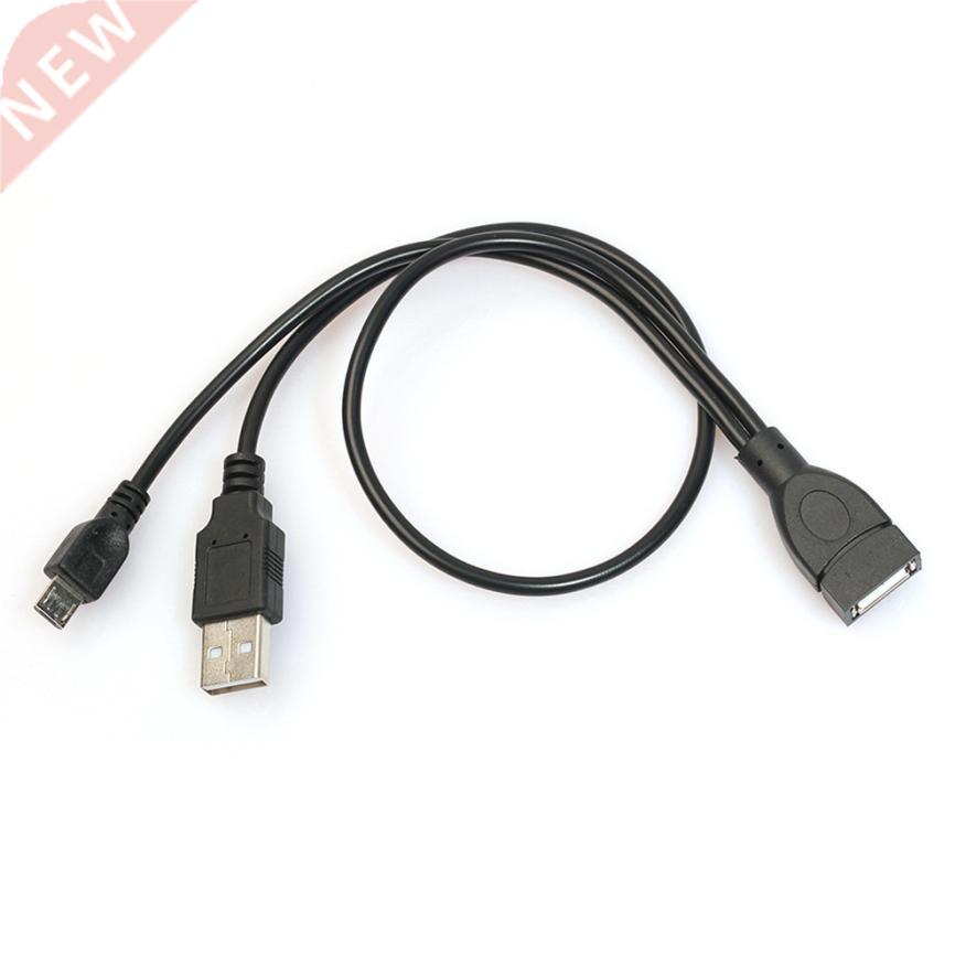 Micro USB Host OTG Cable With USB Plug Drop Shipping F5