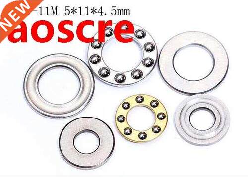 10 pcs F5-11M Axial Ball Thrust Bearing 3-Parts 5mm x 11mm x