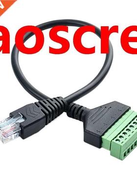 RJ45 Screw Terminal Connector Cable RJ45 Male to 8 Pin Exten
