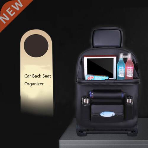 New Car Seat Back Bag Folding Table Organizer Pad Drink Chai