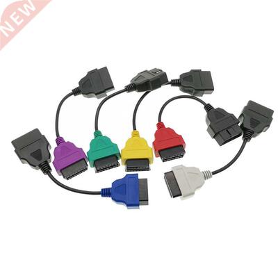 Latest 6 Color Auto OBD2 Connector Diagnostic Adapter Cable