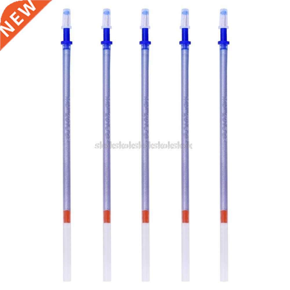 5Pcs Silver Water Erasable Soluble Pen Refill For Fabric Lea