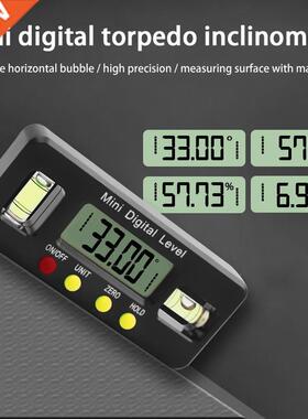 Digital Angle Finder Protractor Electronic Level Box 360 Deg