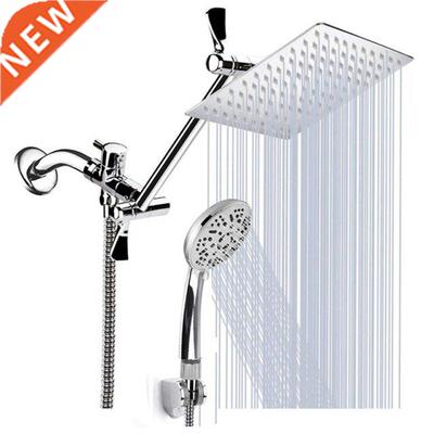 8 Inch Rainfall Stainless Steel Fixed Shower Head/Handheld S
