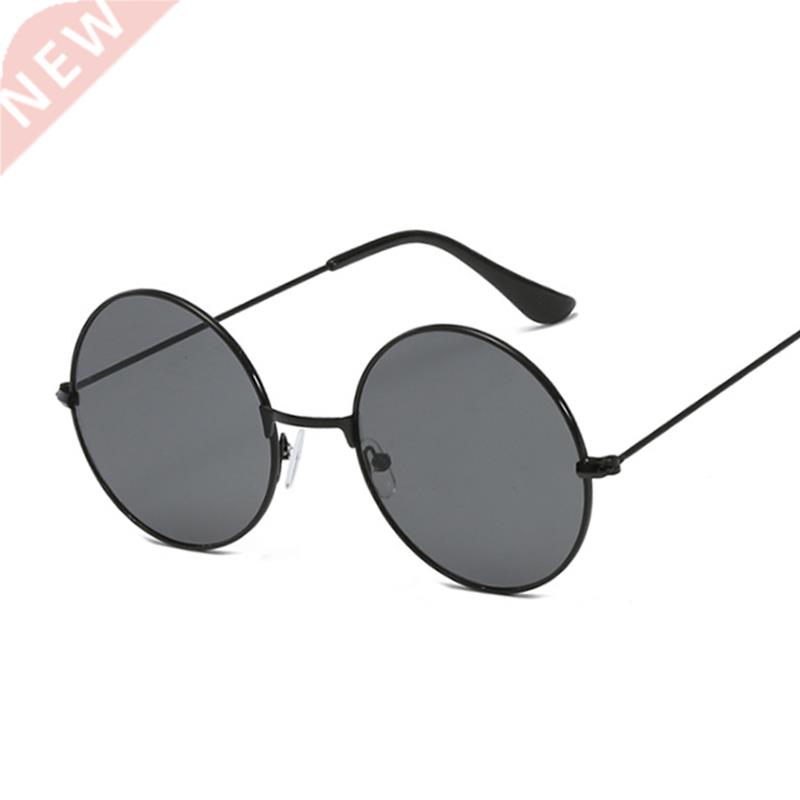 Vintage Small Round Sunglasses Woman Brand Designer Sunglass