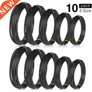 10 Rolls Bonsai Wires Anodized Aluminum Bonsai Training Wire