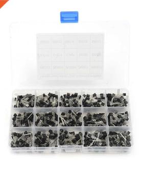 600Pcs 15 Vlue x 40 Trnsistors TO-92 ssortment Kit Trnsi