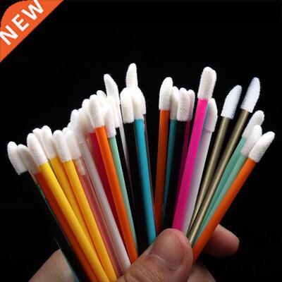 50 pcs Disposable hollow lip brush Soft Lipstick Mascara Wan