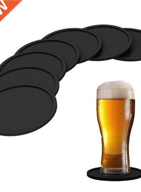 Silicone Round Cup Mat Pad Drinking Coaster Set Holder Coast