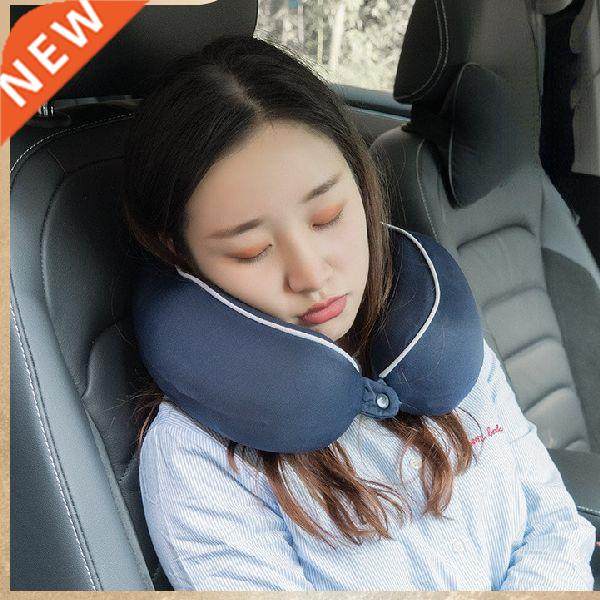 Slow rebound memory U-shaped multifunctional neck pillow