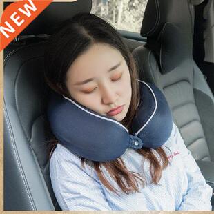 Slow rebound memory U-shaped multifunctional neck pillow