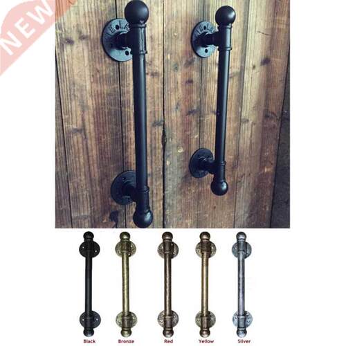 American Rural Antique Black Door Handle Handles Pull Pulls