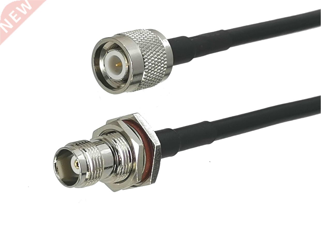 1Pcs RG58 TNC Male plug to TNC Female jack Nut Bulkhead Conn