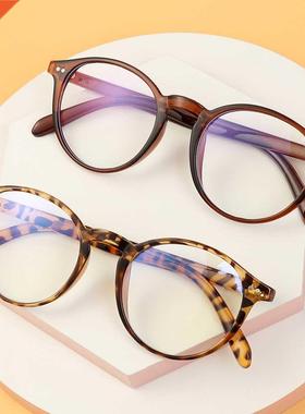 Unsex Retro Round Frame Eyewear Blue Lght Blockng Glasses