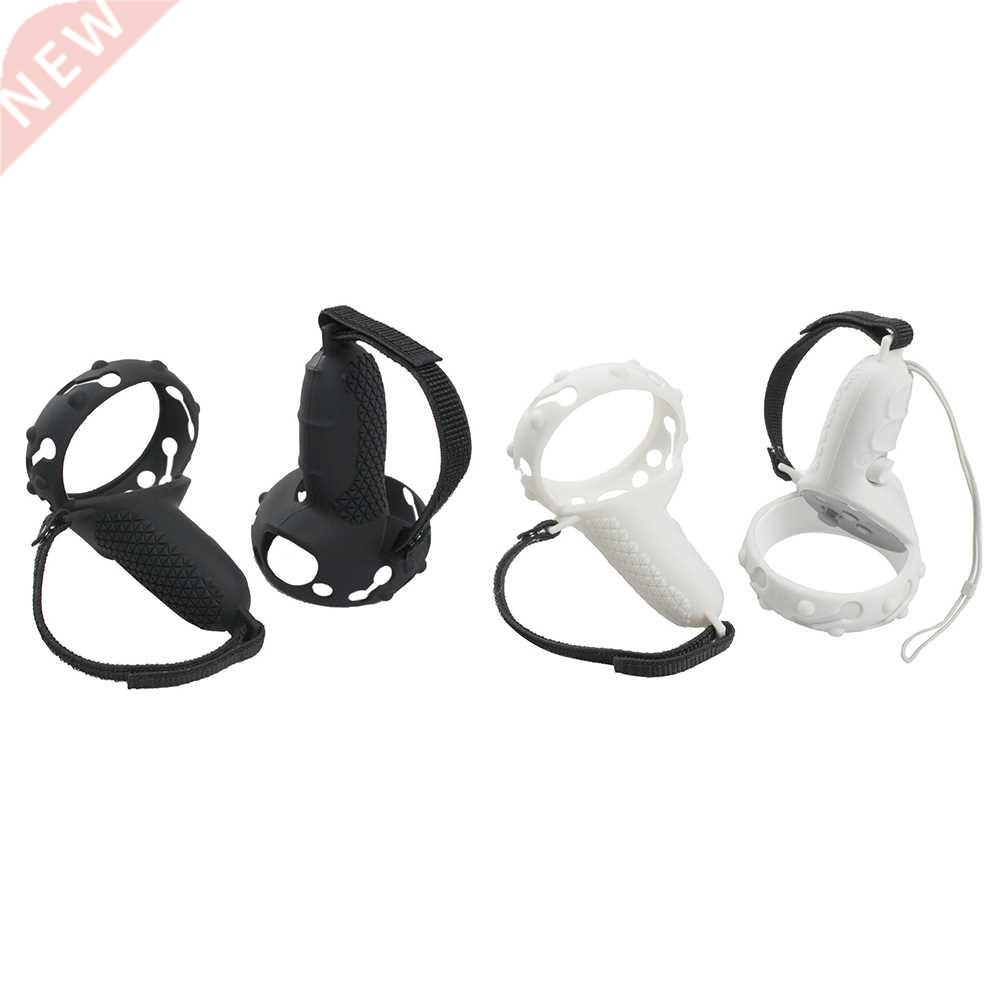 Sweat Proof Silicone Controller Grip Cover + Knuckle Strap f