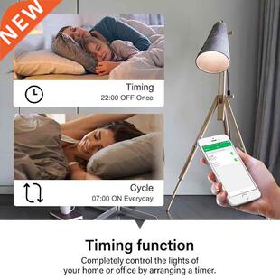 AUBESS 10A  WF Smart Swtch Tmer Wreless Swtches