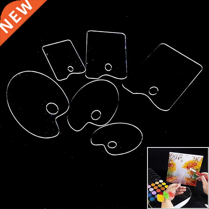 Clear Acrylic Artist Paint Mixing Palette Makes Cleanup Wate