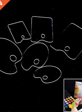 Clear Acrylic Artist Paint Mixing Palette Makes Cleanup Wate