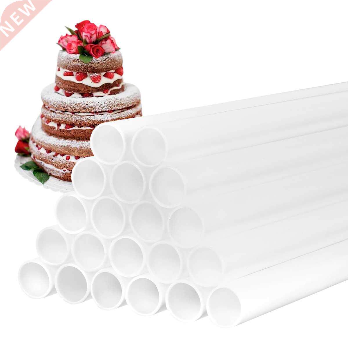 20Pcs Cake Dowels White Plastic Cake Support Rods cake tool