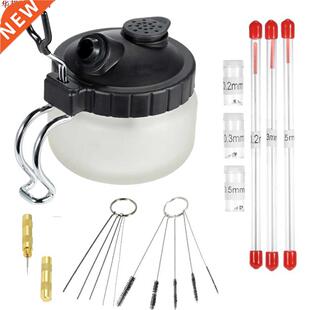 0.2/ 0.3/0.5Mm aérographe nettoyage Pot verre Air porte-bro