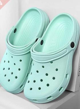 Soft-soled Women Sandals 2022 Summer Ladies Beach Green Shoe