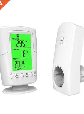 Wireless Programmable Thermoat Socket Controller Heating &