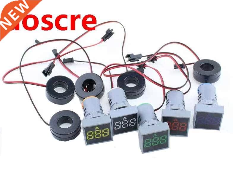 22MM AC Voltmeter 0-100A Ampere Square Panel LED Digital Vo