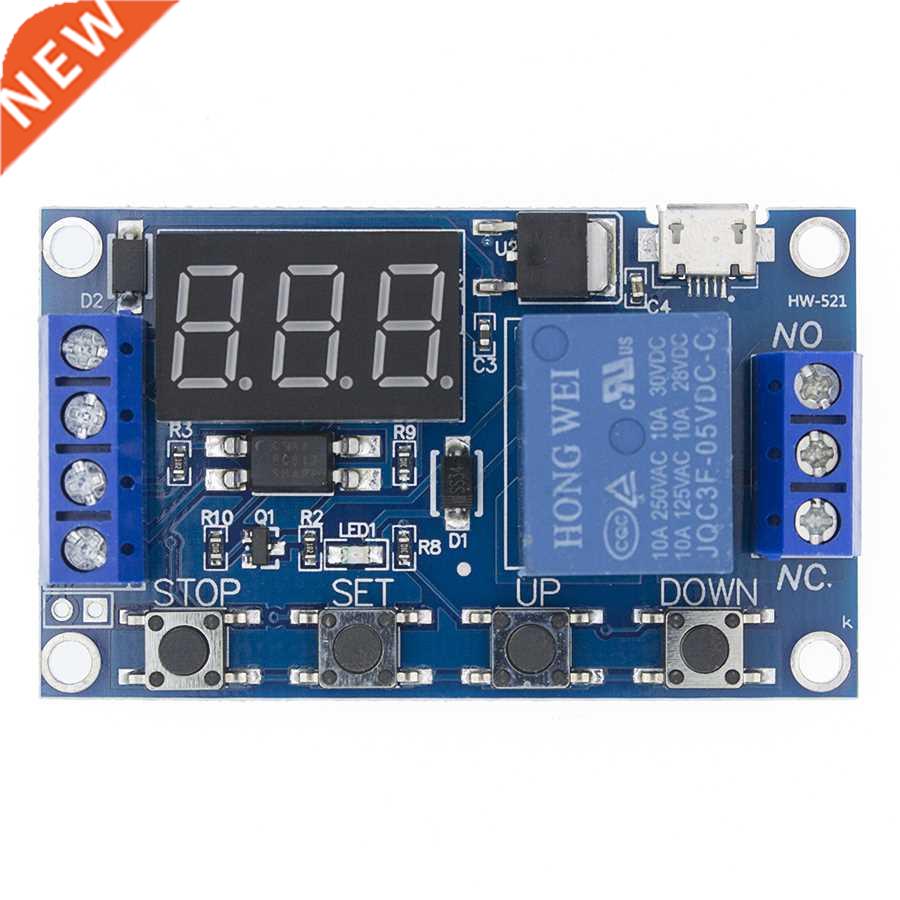 6-0V Relay Module Switch Trigger Time Delay Circuit Timer