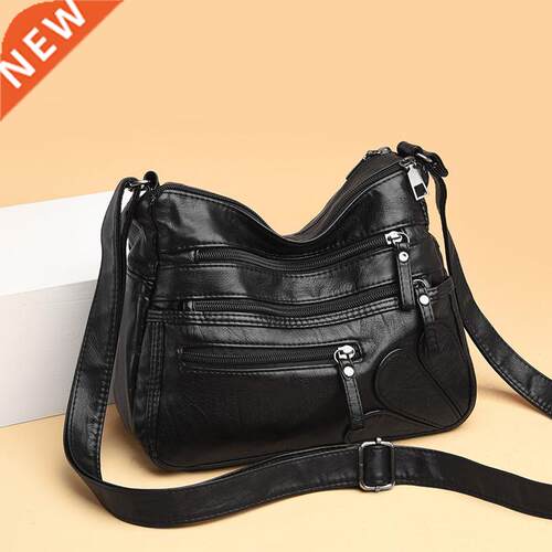High Quality Women Shoulder Bag Pu Leather Crossbo Bag Mul