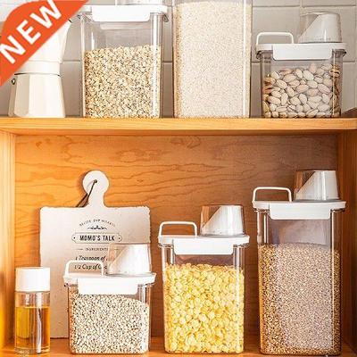 Dry Food Dispenser Cereal Dispenser Countertop Sealed Grain