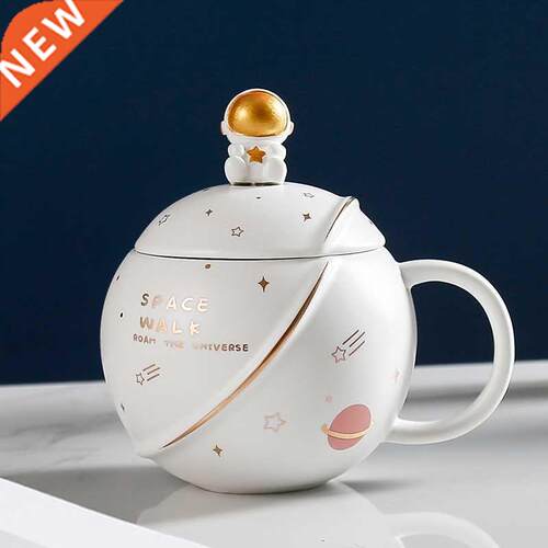 400ML Creative Cute Space Solar System Ceramics Coffee Mug D