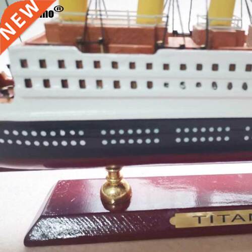 30CM Model Decoration Wood Sailing Boat Wooden Titanic Cruis