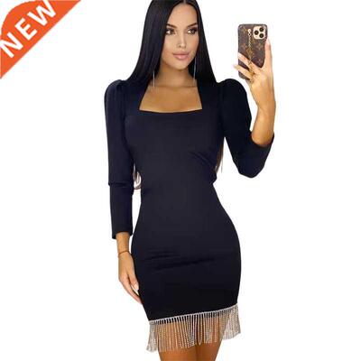 Women's clothing 2021 new design sense banquet evening dress