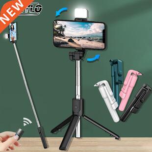 Selfie Stick Wireless Bluetooth Compatible Foldable Mini Tri