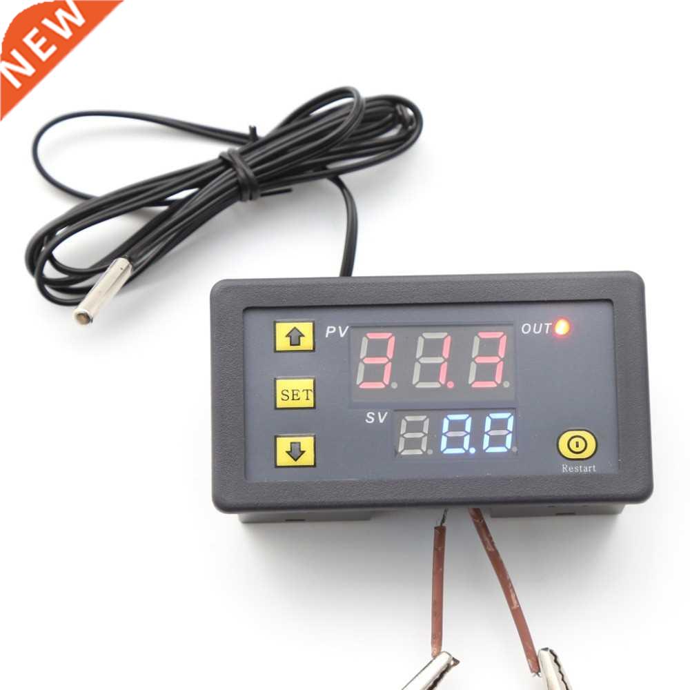 10A 12V LCD Temperature Controller Temp Sensor Thermostat Co