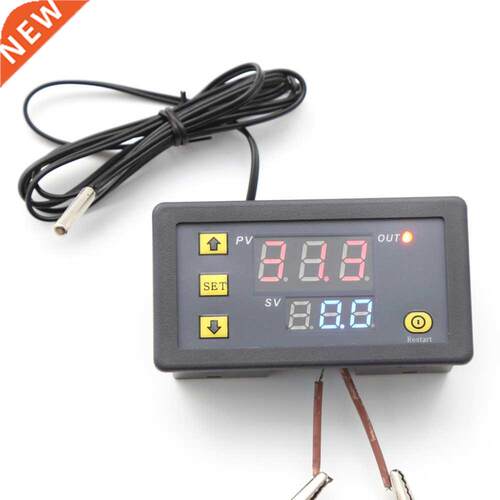 10A 12V LCD Temperature Controller Temp Sensor Thermostat Co