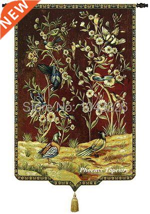 158*89cm flowers and birds landscapes home textile