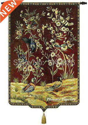 158*89cm flowers and birds landscapes home textile