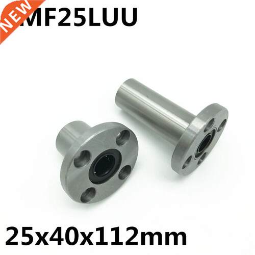 2pcs LMF25LUU LMF25L flange ball bearing Used for 25mm linea