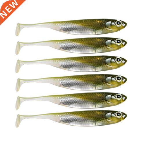 7cm 8cm 10cm Silicone Soft baits Lifelike 3D Eyes Shad Fish